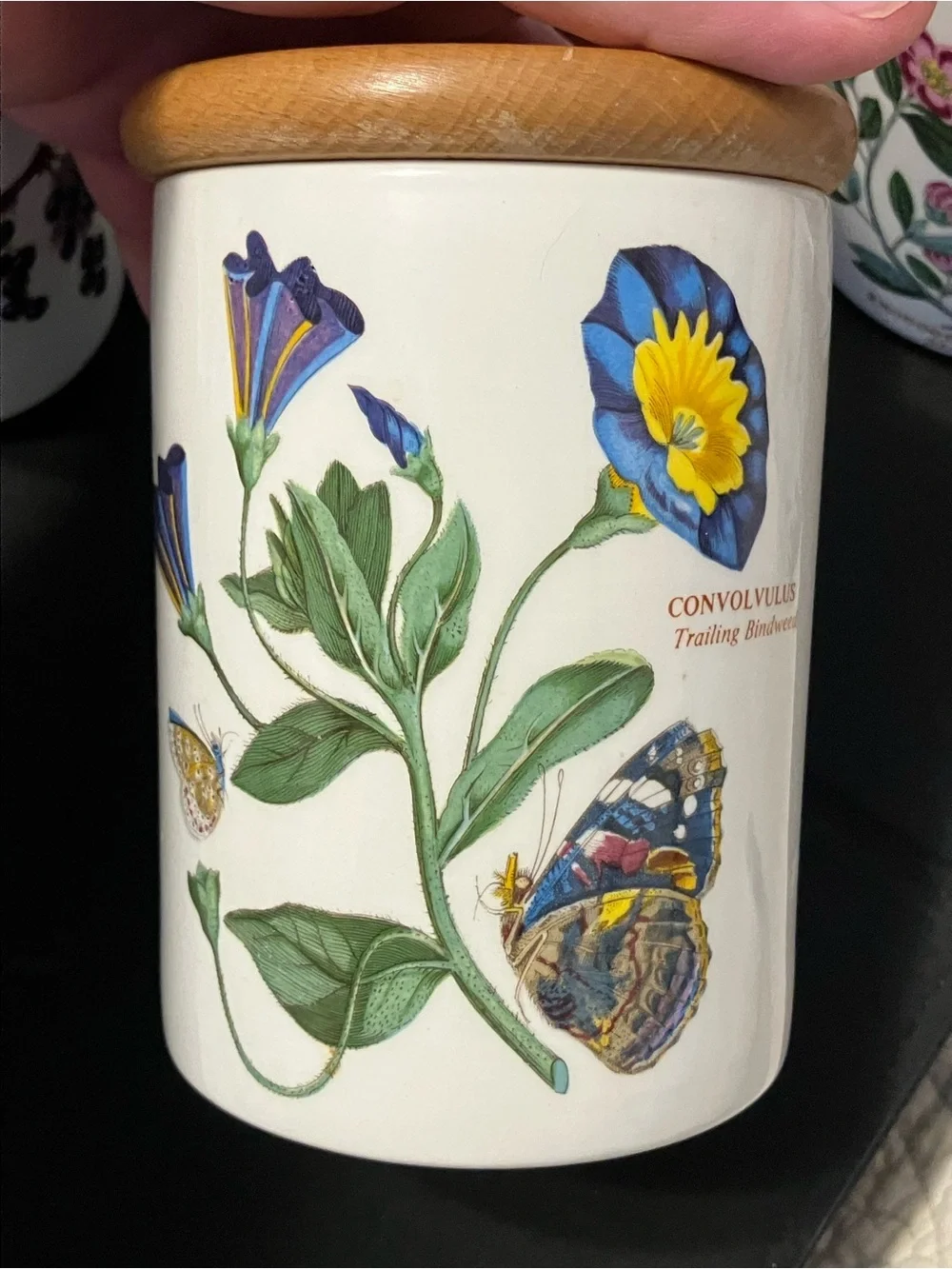 5 Portmeirion Botanic Garden Kitchen Storage Jars Canisters Lids Old Mark